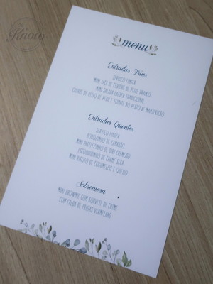 Menu simples