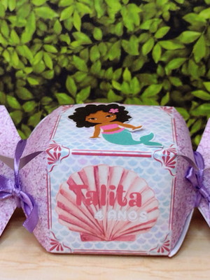 Caixa bala simples sereia
