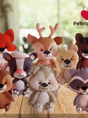 Personagem turma da floresta