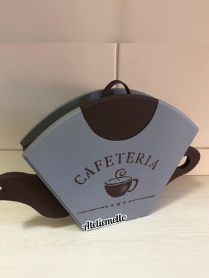 Porta filtro de café mdf