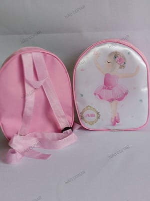 Mochila bailarina e soldadinho de chumbo