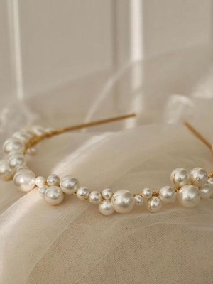 Tiara pérolas