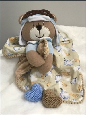 Naninha urso aviador