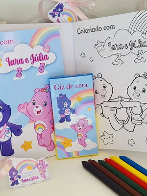 Lembrancinha ursinhos carinhosos - caderninho