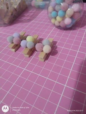 Mini pregador pompom