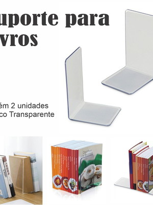 Bibliocanto suporte apoio livro aparador lateral par cristal