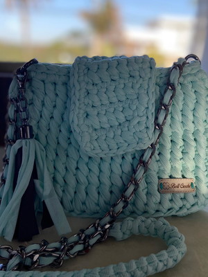 Bolsa de crochê nick