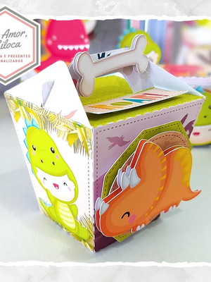 Caixa sushi - dinossauro baby