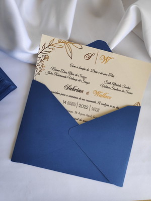 Convite de casamento