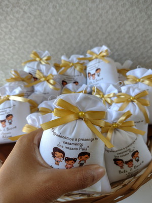 Lembrancinha sache casamento, matrimônio