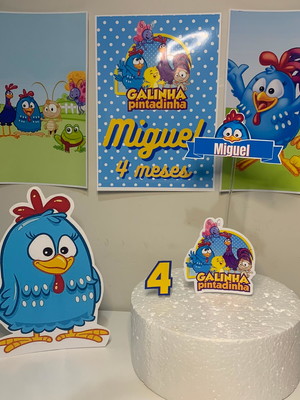 Kit é só um bolinho galinha pintadinha