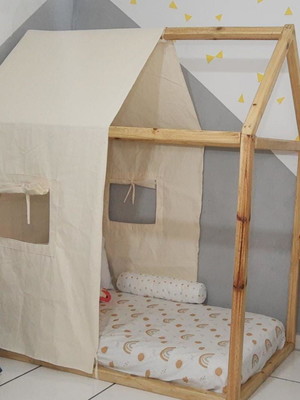 1 cabanas cama casinha - meia cabana