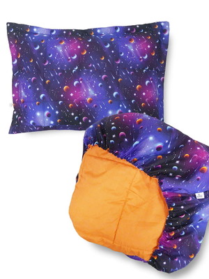 Colcha com elástico solteiro + 3 porta travesseiros