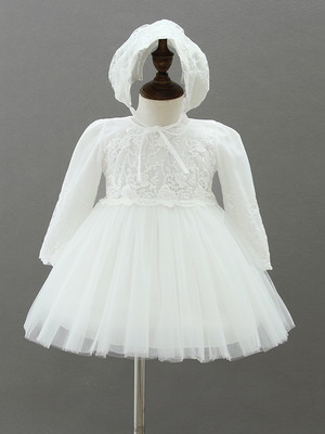 Vestido de batizado para bebe