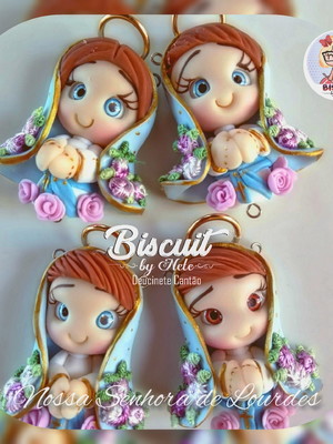Pingentes para terços nossa senhora de lourdes