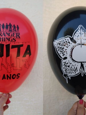 Balões personalizados stranger things