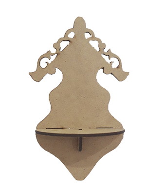 Oratório grande simples laser - mdf madeira