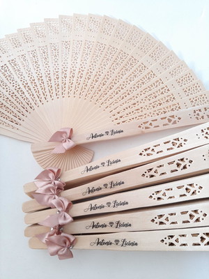 Leques personalizados exclusivos c. mila