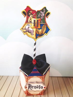 Caixa flor harry potter