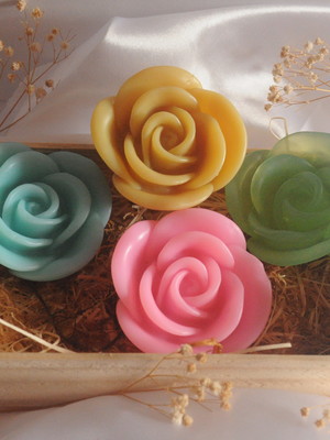 Kit sabonetes rosa - 300 g