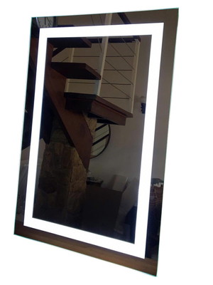 Espelho retangular com iluminação de led - 60cm l x 110cm a