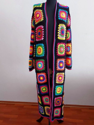 Cardigan de crochê