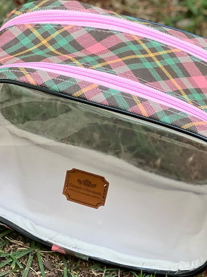 Necessaire dupla transparente