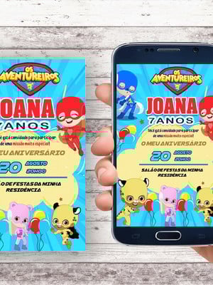 Convite virtual - aventureiros luccas neto 02