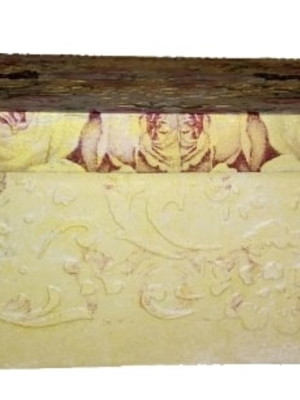 Porta joias e bijuterias em mdf decorada 