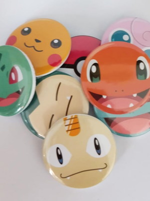 Botons pokemon | bottons | buttons