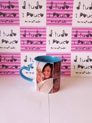 Caneca de porcelana personalizada fotos