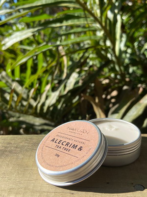 Desodorante natural de alecrim e tea tree