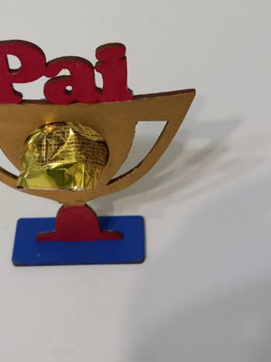 Porta bombom troféu pai