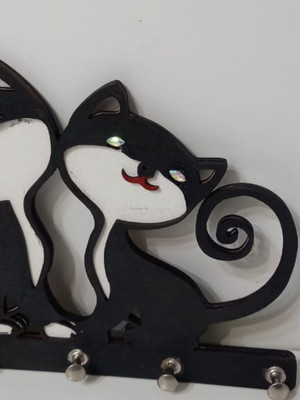 Porta chave dois gatinhos