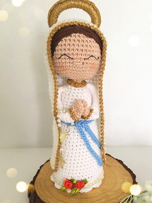 Nossa senhora de lourdes - amigurumi
