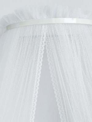 Dossel liso de parede com mosquiteiro