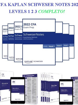 Cfa schweser notes kaplan levels 1 2 3 - 2022