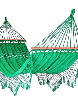 Rede de dormir descanso verde bandeira madeira