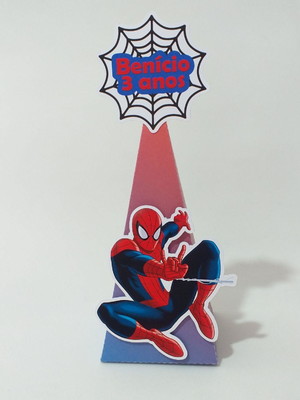 Caixa cone homem aranha