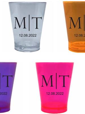 Copo shot personalizado 60 ml r$ 1,30