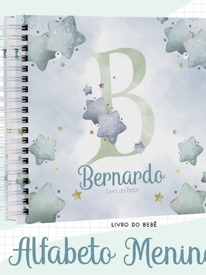 Livro do bebê - alfabeto menino