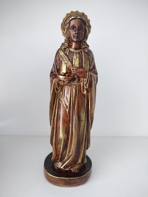 Nossa santa luzia em gesso