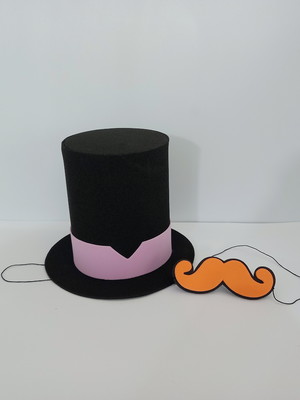 Cartola do bita com bigode