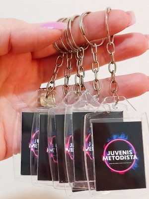 Chaveiro em acrílico