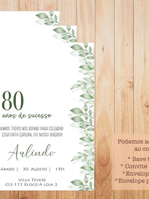 Convite 80 anos