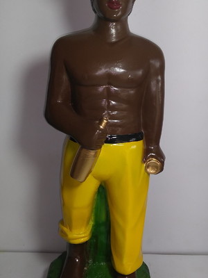 Imagem baiano neguinho da sorte escultura mestre raimundo