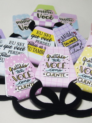 Tags para xuxinha brinde clientes