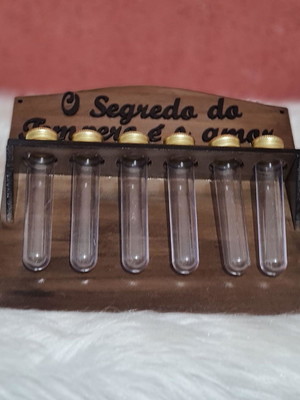 Porta tempero com tubetes
