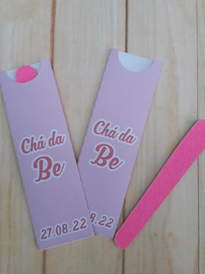 Lembrancinha chá de lingerie / cozinha lixa de unha