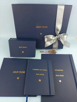 Kit maternidade estrela hot stamping